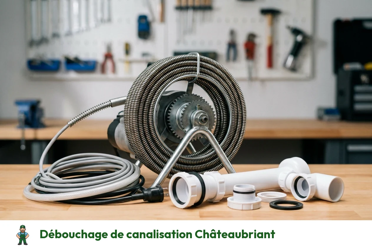 Débouchage de canalisation à Châteaubriant