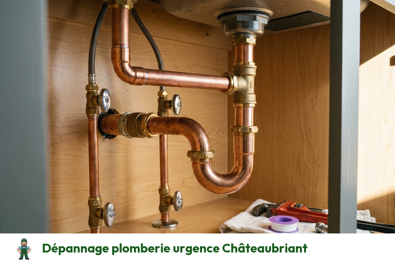 Dépannage plomberie urgence à Châteaubriant