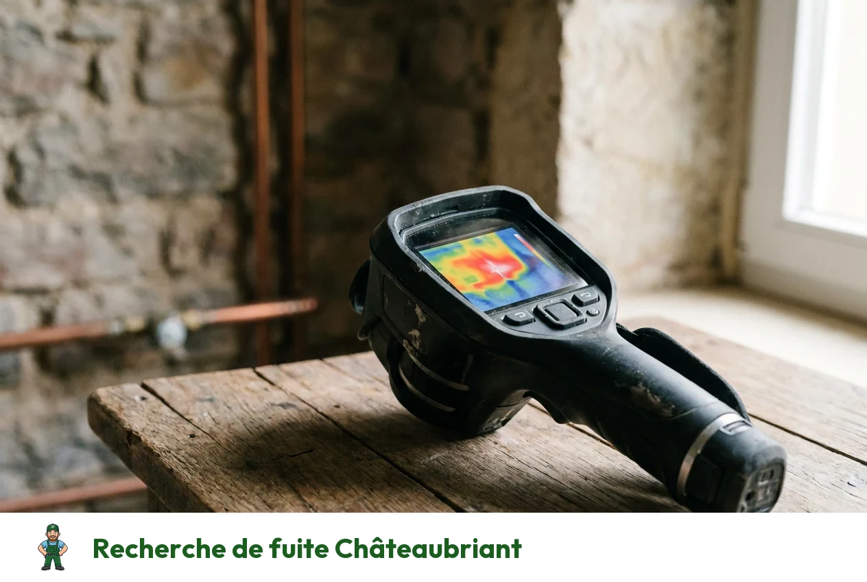 Recherche de fuite à Châteaubriant