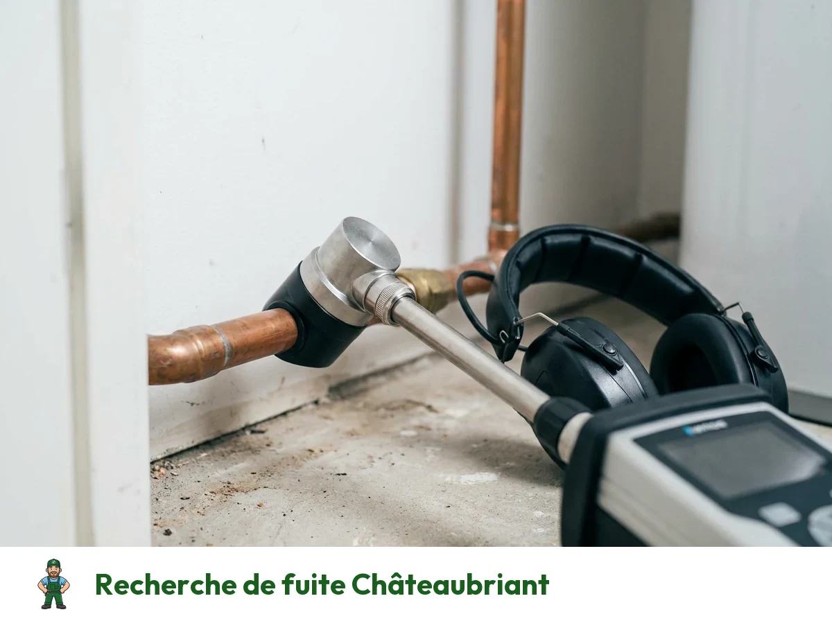 Recherche de fuite à Châteaubriant