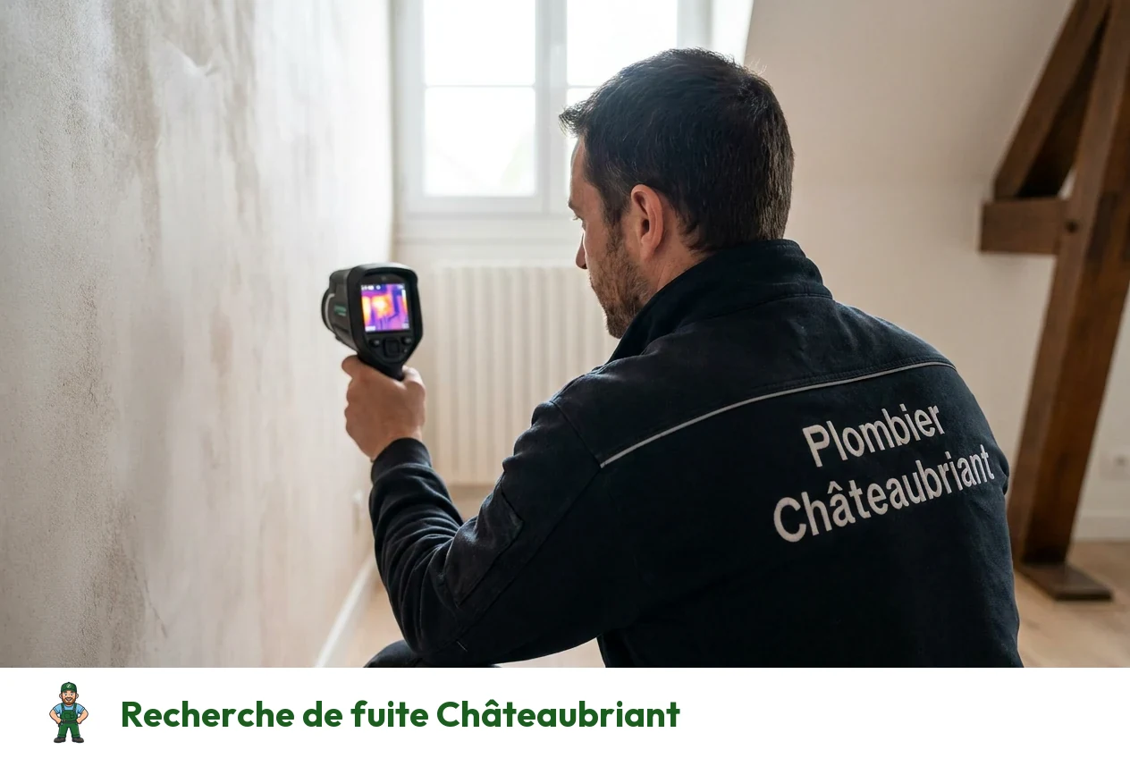 Recherche de fuite à Châteaubriant