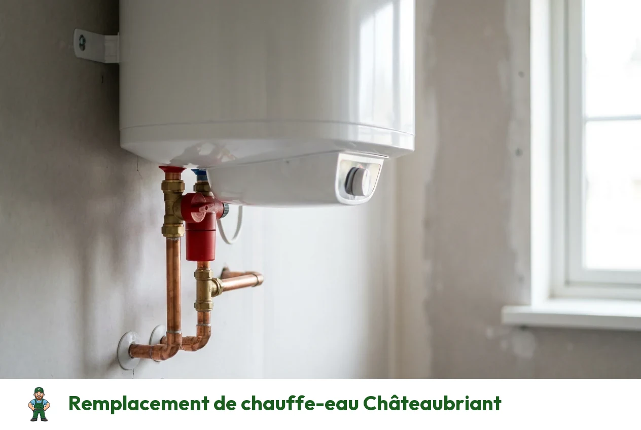 Remplacement de chauffe-eau à Châteaubriant