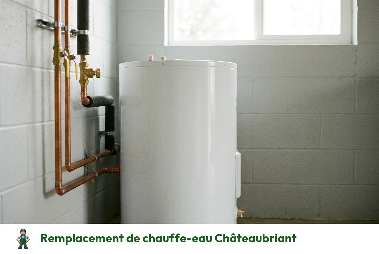 Remplacement de chauffe-eau à Châteaubriant