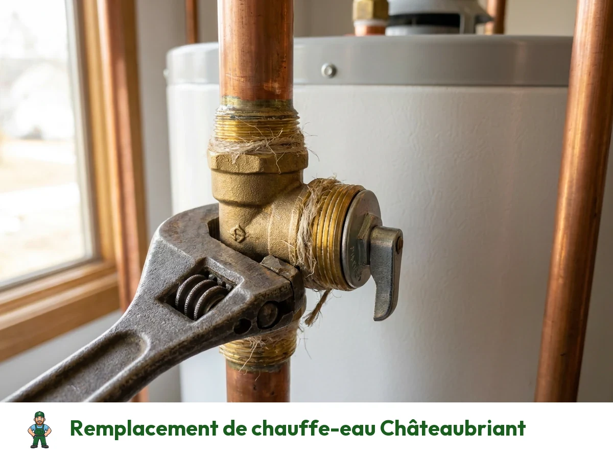 Remplacement de chauffe-eau à Châteaubriant