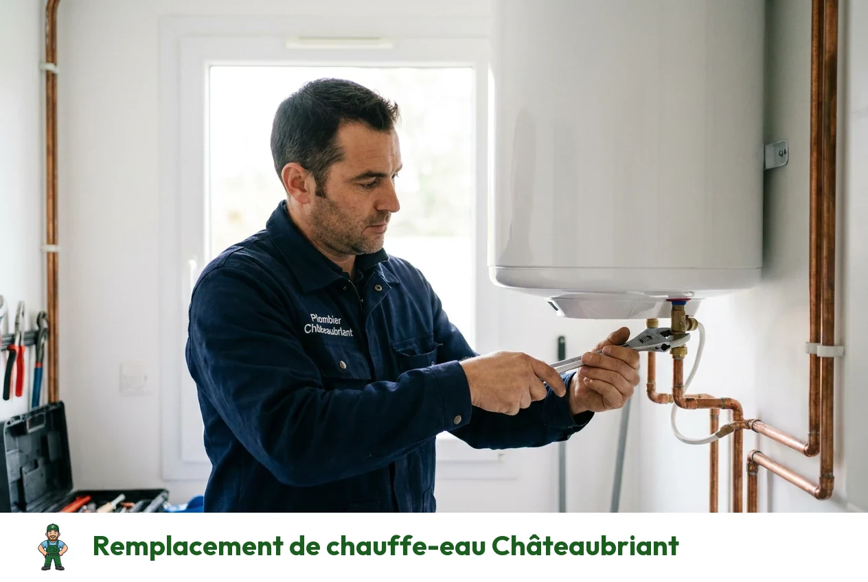 Remplacement de chauffe-eau à Châteaubriant