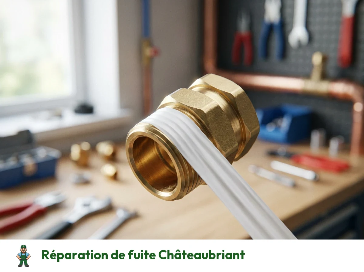 Réparation de fuite à Châteaubriant