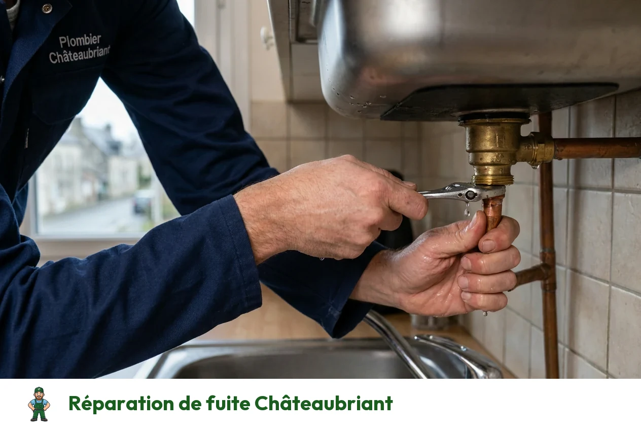 Réparation de fuite à Châteaubriant